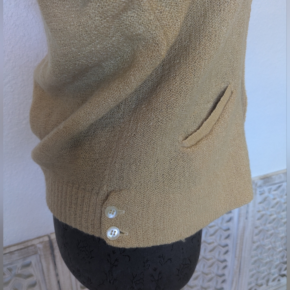 1940s/50s Mohpac Campus Fur Collar Cardigan - Picture 8 of 13